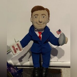 JOHN F KENNEDY PLUSH DOLL JFK USA PRESIDENT JACK JACKIE TOY PROFILES IN COURAGE